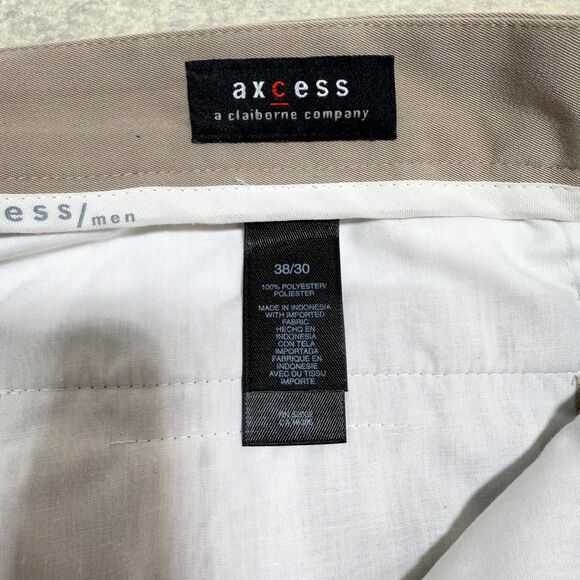 Axcess Khaki Dress Pants Mens‎ Size 38/30 - Picture 2 of 9